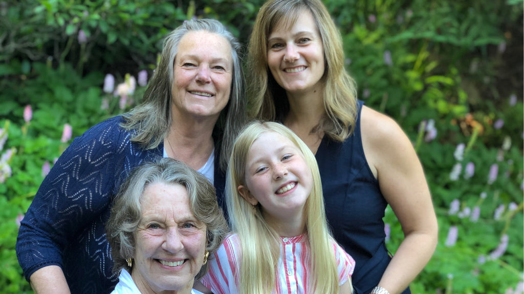 Four Generations: Linda O'Dell, Megan Holmes, Diane Schneider, Madeline Holmes