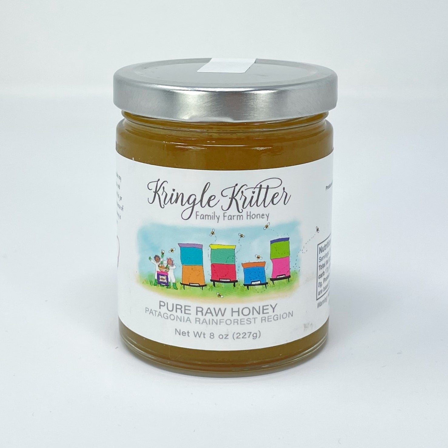 Kringle Kritter Family Farm Honey - Pure Raw Honey - Patagonia Rainforest Region